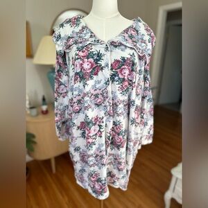 Sweet Vintage Earth Angels Cottage Core Sleep Shirt 3X